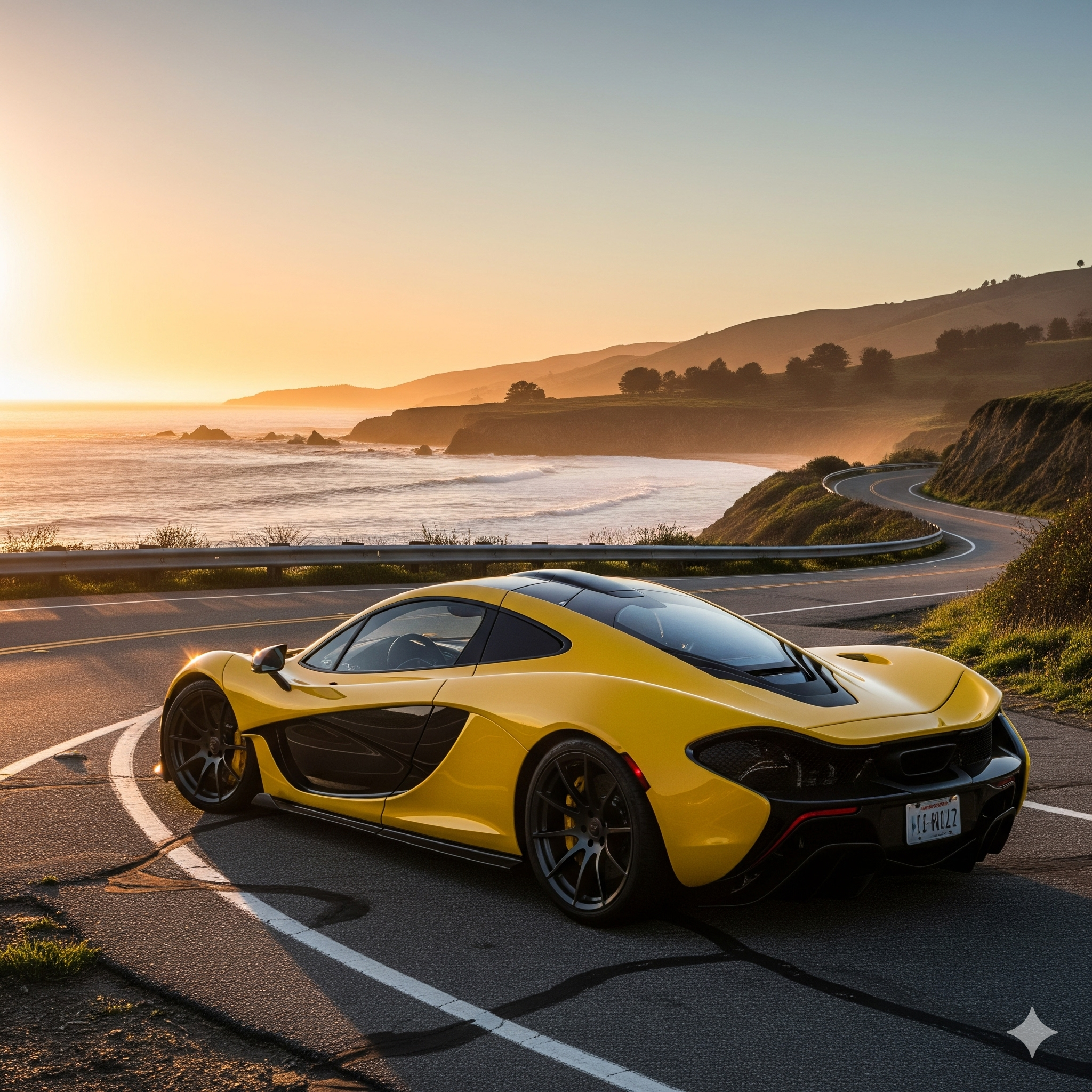 Ferrari vermelha polida